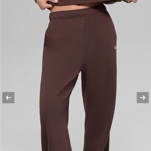 ALO Yoga Brownstone Accolade Straight Leg Sweatpants